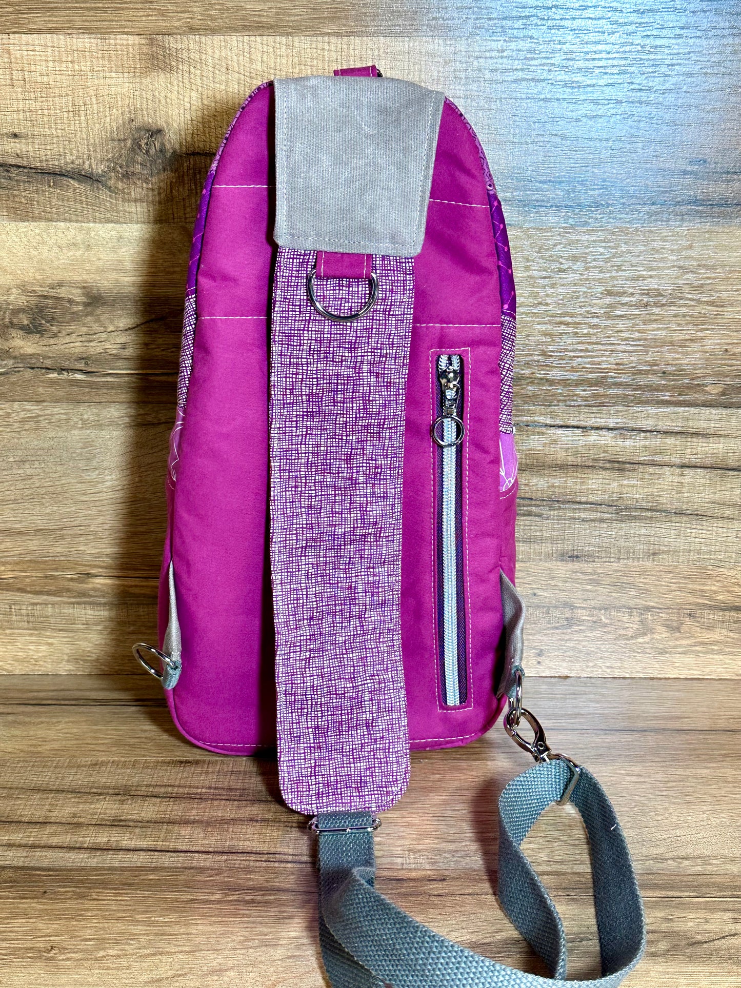 Magenta & Pink Quilted Sling