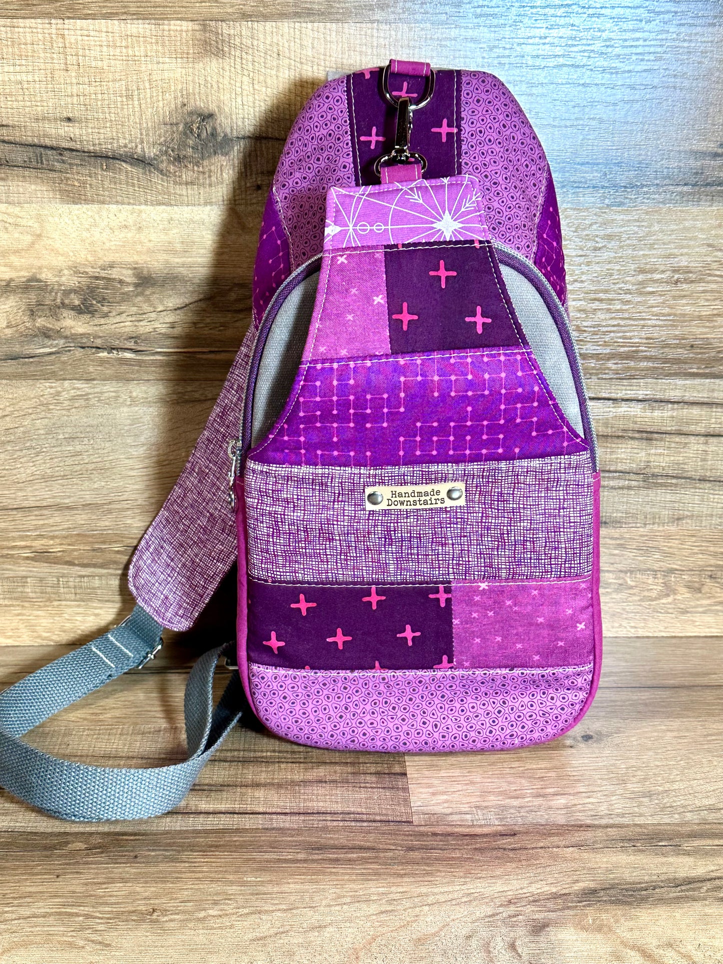 Magenta & Pink Quilted Sling